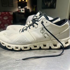 On Running White and Black Sneakers